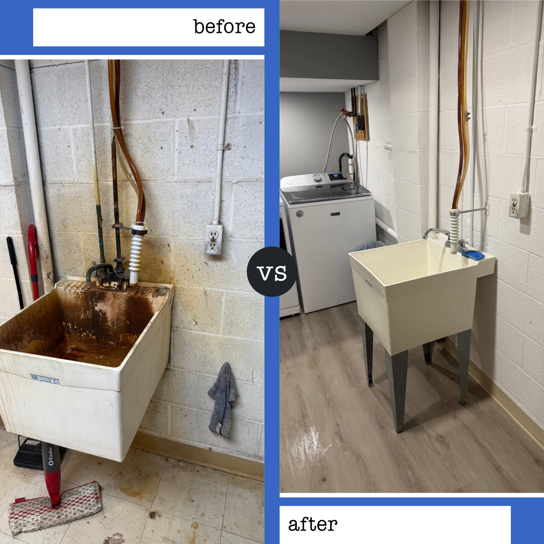 Renovations - Jackie Green - Basement - Utility Sink